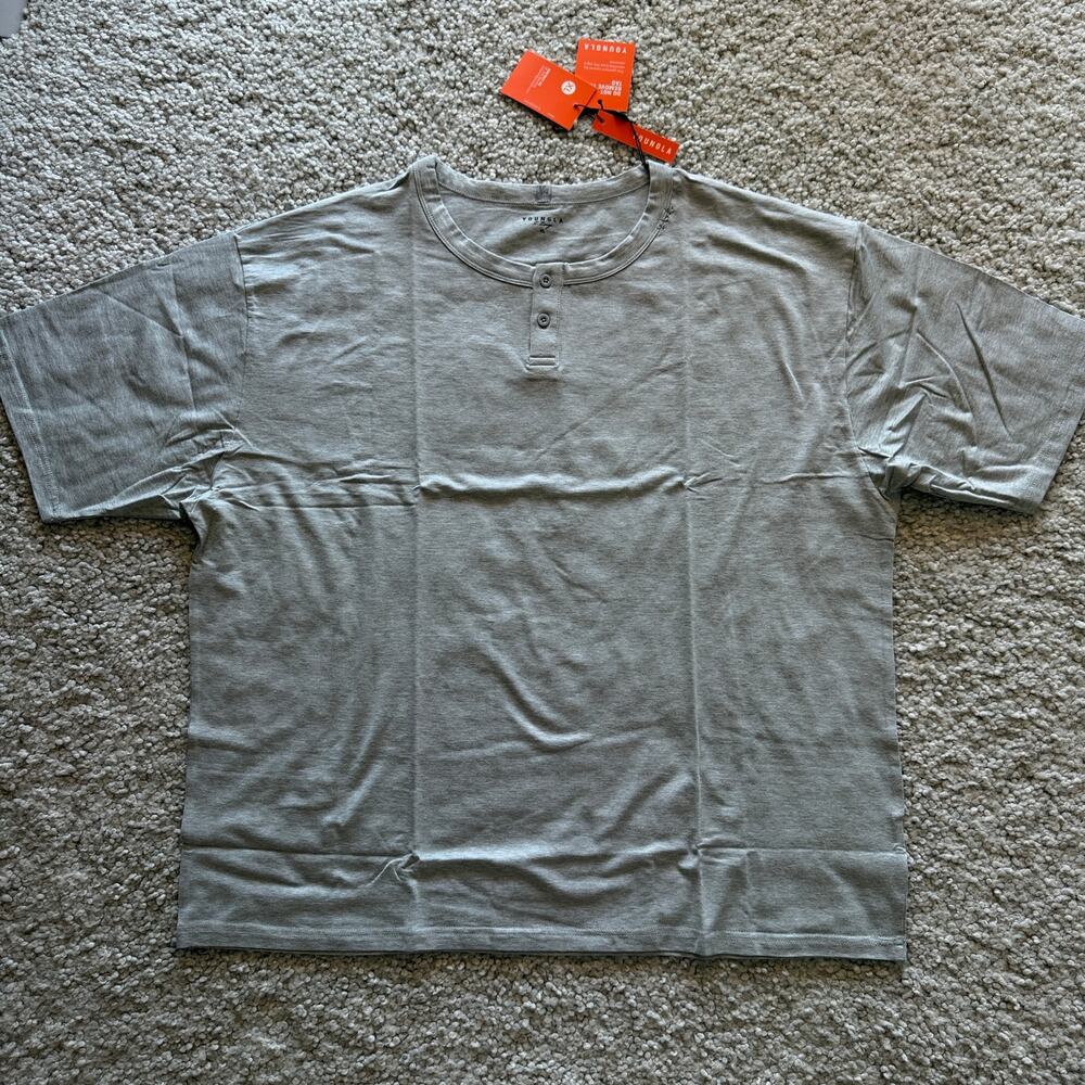 Men's YoungLA 4039 SleepwearTee XL NWT HeatherGrey